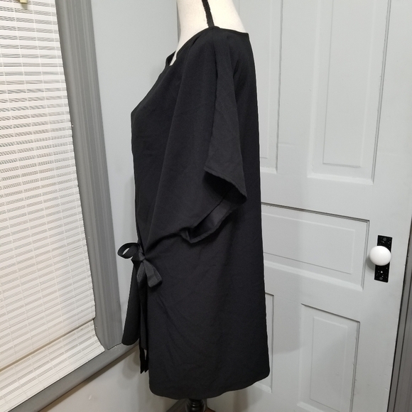 Lane Bryant Black Kimono Side Tie Blouse - Picture 5 of 7